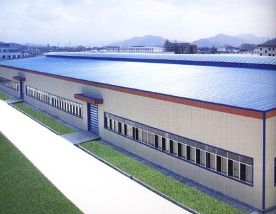 鋼結構廠房 未褪色彩鋼板 河北燕趙藍天板業工程圖片1.jpg