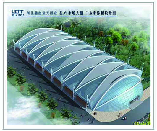 河北燕趙藍天板業白灰彩涂板 大棚工程圖.jpg