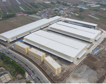 藍天彩涂板應用案例韻達吉林快遞電商總部基地